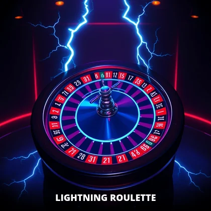 Lightning Roulette wheel